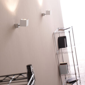Dau 80 wand-/plafondlamp GU10 geborsteld aluminium