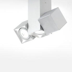 Dau 80 plafondlamp 3 x GU10 geborsteld aluminium