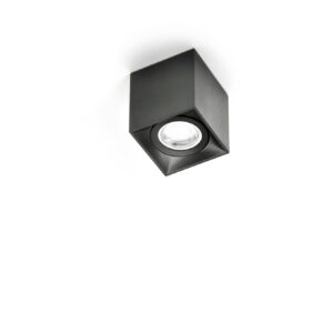 Dau 80 plafondlamp GU10 geborsteld zwart aluminium