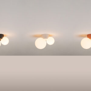 Cilinder plafondlamp LED PCB gestructureerd wit