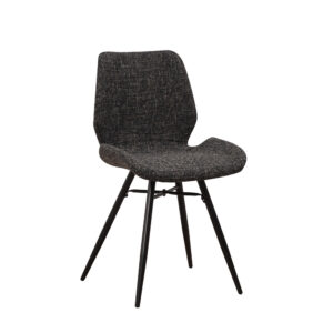 Stoel Barron zwart chenille
