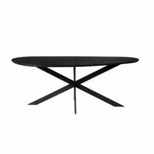 Eettafel Cloud | 210 cm | Eiken | Zwart