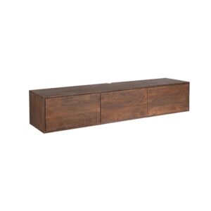 Zwevend tv-meubel Vision Bruin | 160 cm