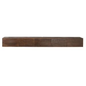 Zwevend tv-meubel Vision Brown | 280 cm