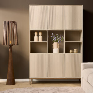 Vakkenkast Madison XL Zand | 135 cm