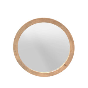 Ronde spiegel Dide Naturel Mangohout 60 cm