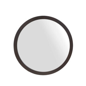 Ronde spiegel Dide Bruin Mangohout 60 cm