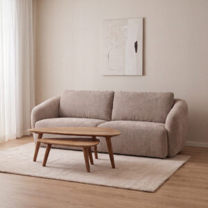 Loungebank Kay links 289x160x80 cm
Naturel Royal Bouclé