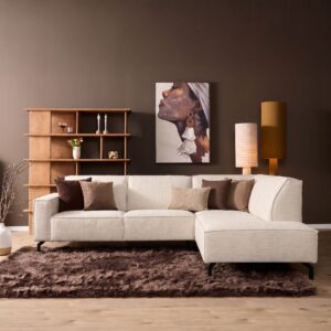 MySofa Floris | 2,5-zits + divan rechts | beige