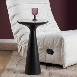 Bijzettafel Essy | Zwart | 38 cm